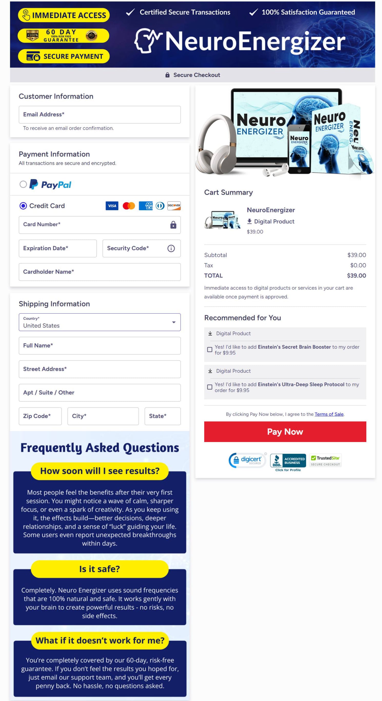 NeuroEnergizer™ buy now